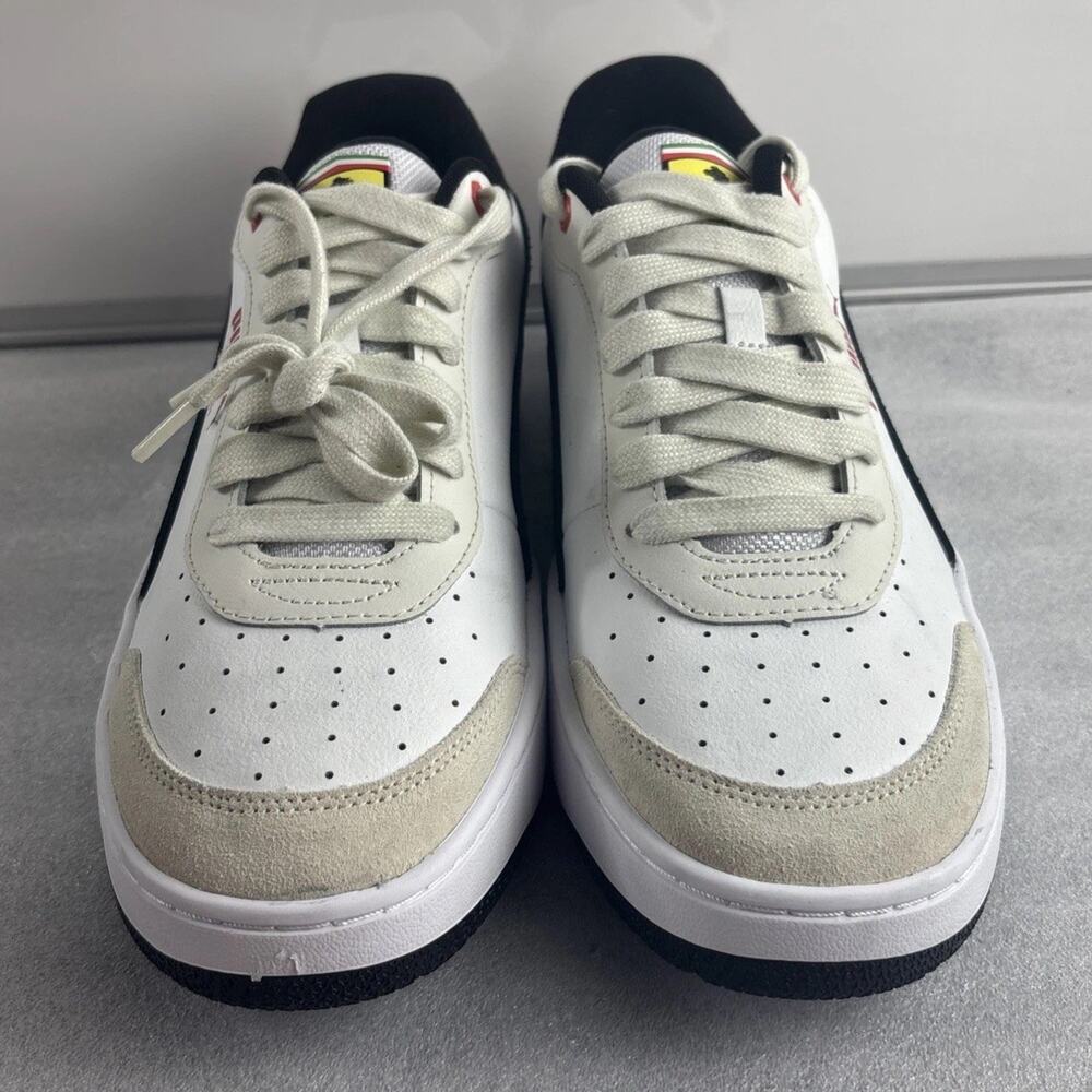 *NEW* MEN Puma X Scuderia Ferrari CA MATCH Sneakers WHITE (308621 05) Size 11